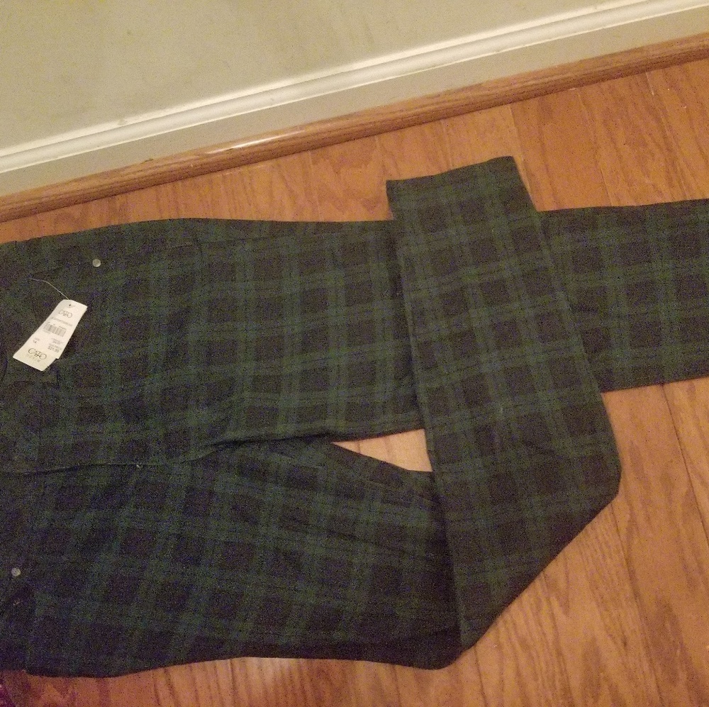 Lovely Tarleton plaid Skinny Pants NWT